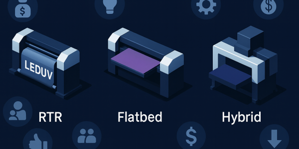 Te milyen jelenlegi, jövőbeni költségeket veszel figyelemebe egy nagy értékű LEDUV RTR, LEDUV flatbed vagy egy LEDUV hybrid nyomtató beruházásnál